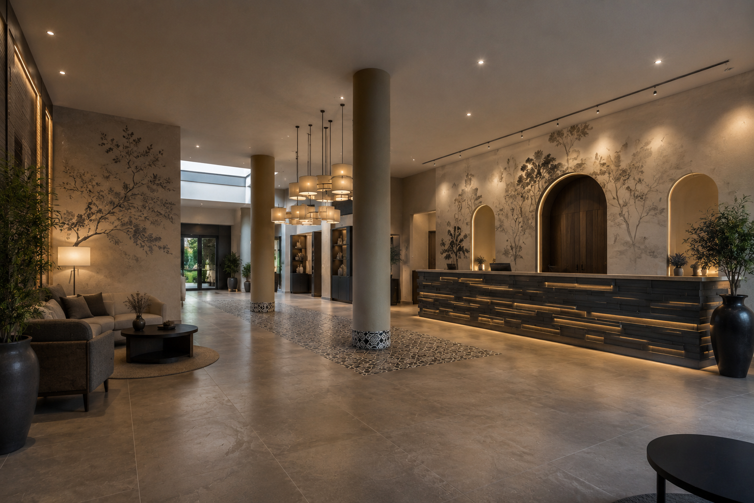 Recepción de Hotel